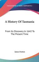 A History Of Tasmania