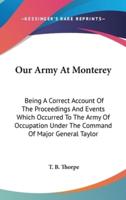 Our Army At Monterey