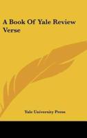 A Book of Yale Review Verse