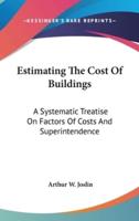 Estimating The Cost Of Buildings