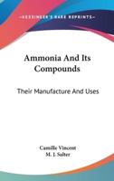 Ammonia And Its Compounds