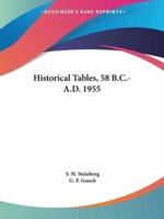 Historical Tables, 58 B.C.- A.D. 1955
