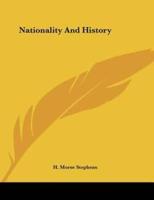 Nationality And History