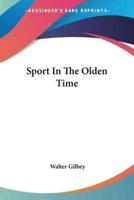Sport In The Olden Time
