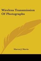 Wireless Transmission Of Photographs