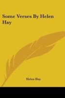 Some Verses By Helen Hay