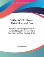 California Wild Flowers, Their Culture and Care