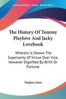 The History Of Tommy Playlove And Jacky Lovebook
