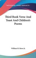 Third Book Verse And Toast And Children's Poems