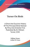 Turner On Birds