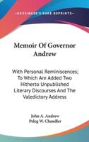 Memoir Of Governor Andrew