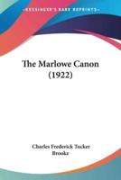 The Marlowe Canon (1922)