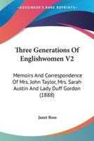 Three Generations Of Englishwomen V2