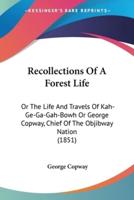 Recollections Of A Forest Life