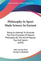 Philosophy In Sport Made Science In Earnest