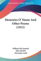 Memories O' Hame And Other Poems (1915)