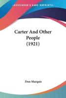 Carter And Other People (1921)