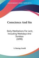 Conscience And Sin