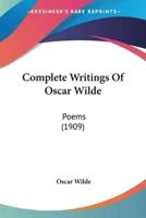 Complete Writings Of Oscar Wilde