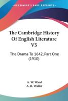 The Cambridge History Of English Literature V5