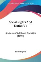 Social Rights And Duties V1