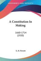 A Constitution In Making