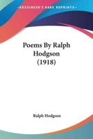 Poems By Ralph Hodgson (1918)