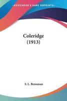 Coleridge (1913)
