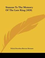 Stanzas To The Memory Of The Late King (1820)