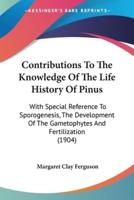 Contributions To The Knowledge Of The Life History Of Pinus