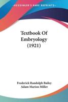 Textbook Of Embryology (1921)