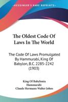 The Oldest Code Of Laws In The World