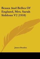 Beaux And Belles Of England, Mrs. Sarah Siddons V2 (1910)