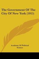 The Government Of The City Of New York (1915)