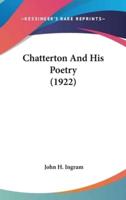 Chatterton And His Poetry (1922)