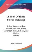 A Book Of Short Stories Including
