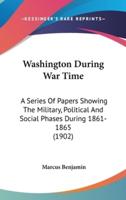 Washington During War Time