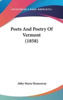 Poets And Poetry Of Vermont (1858)