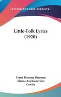 Little-Folk Lyrics (1920)