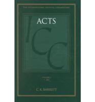 A Critical and Exegetical Commentary on the Acts of the Apostles