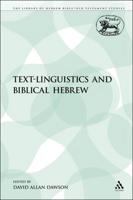 Text-Linguistics and Biblical Hebrew