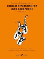 Concert Repertoire for Alto Saxophone With Piano