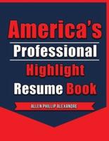 America's Professional Highlight Resume Book