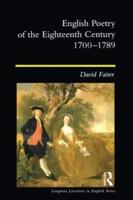 English Poetry of the Eighteenth Century 1700-1789