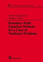 Boundary-Field Equation Methods for a Class of Nonlinear Problems