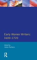 Early Women Writers, 1600-1720