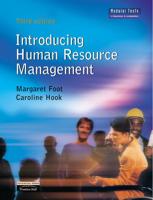 Introducing Human Resource Management With Human Resource Management Simulation-Revised