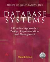 Database Systems:A Practical Approach to Design, Implementation and Management With Learning SQL:A Step-by-Step Guide Using Access