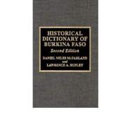 Historical Dictionary of Burkina Faso