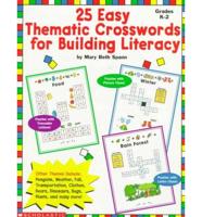 25 Easy Thematic Crosswords for Building Literacy